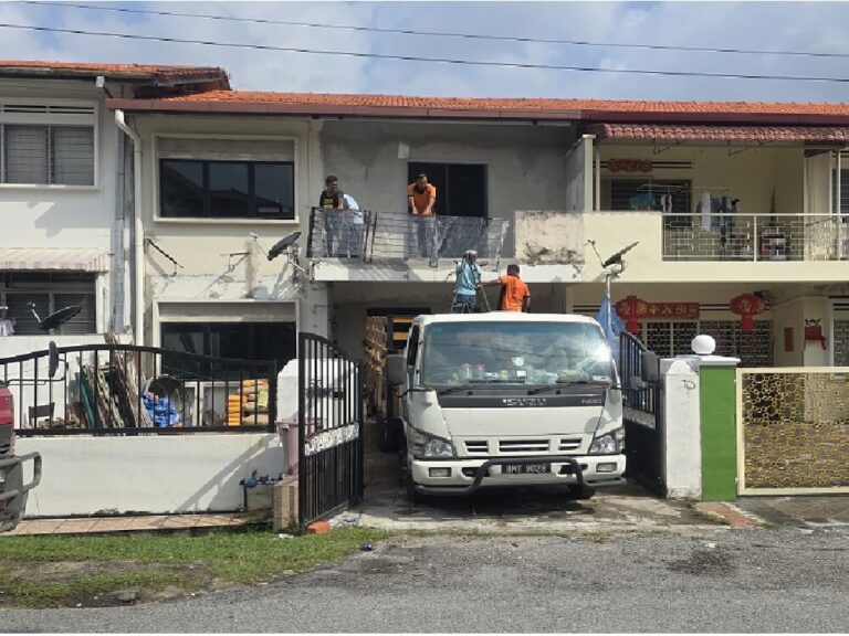 Petaling Jaya townhouse renovation exterior