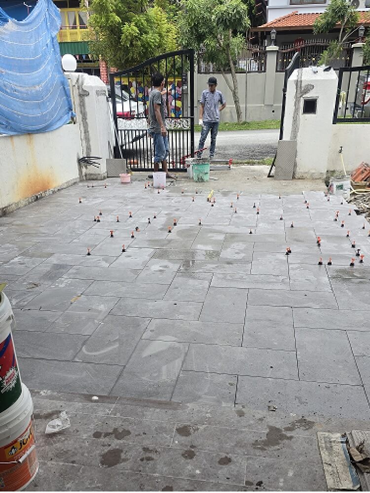 carporch tiling design